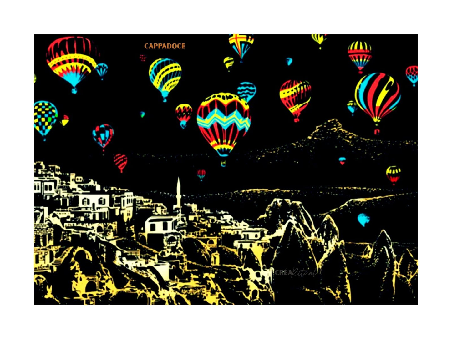Peinture à gratter – Villes du Monde (Édition Nocturne)
