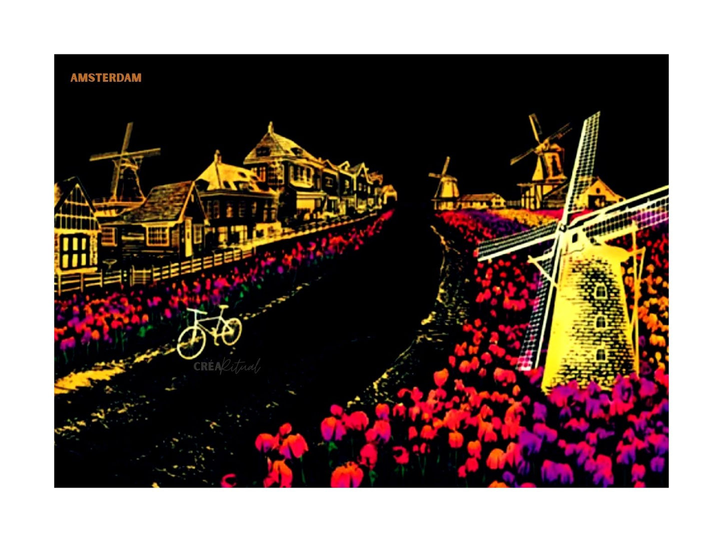 Peinture à gratter – Villes du Monde (Édition Nocturne)