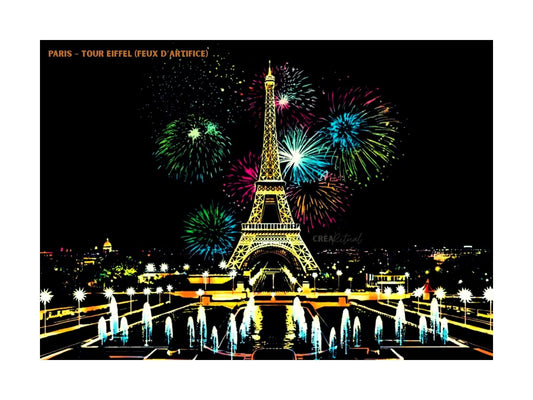 Peinture à gratter – Villes du Monde (Édition Nocturne)