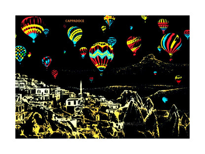 Peinture à gratter – Villes du Monde (Édition Nocturne)